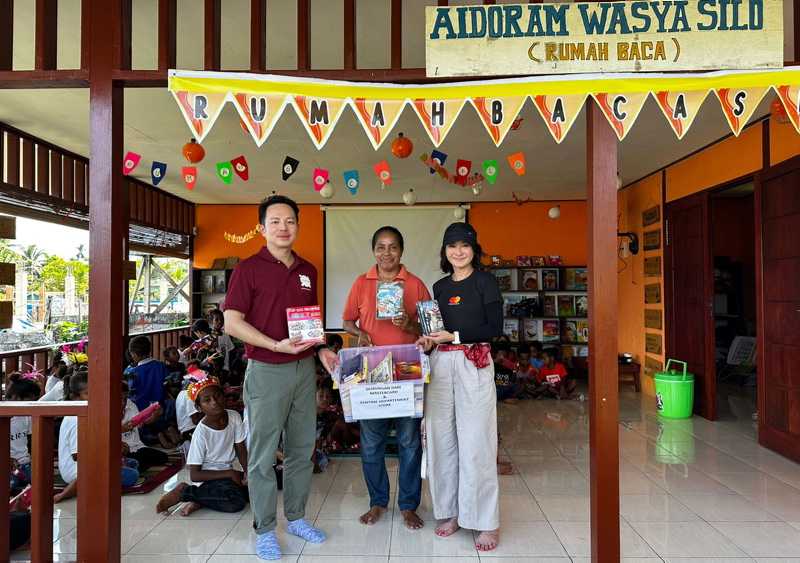 Mastercard, Central, dan Wahana Visi Indonesia Bersatu Dukung Rumah Baca untuk Anak-anak di Papua 2