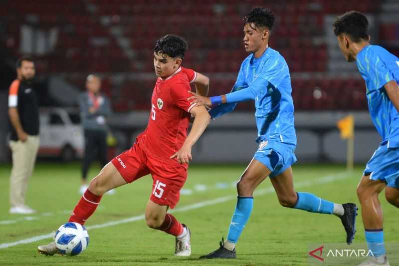 Mathew Bawa Timnas Indonesia U-17 Ungguli Kuwait 1-0 pada Babak Pertama