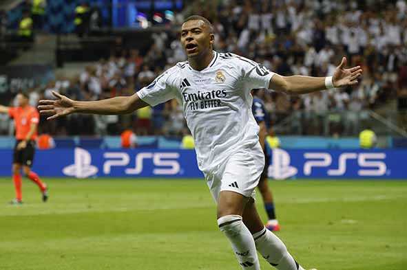 Mbappe Langsung Cetak Gol