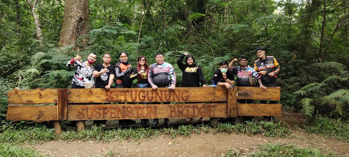 MBCI Bekasi Fun Touring Ke Situ Gunung Suspension Bridge Sukabumi Memenuhi Hasrat Riding Para Bikers