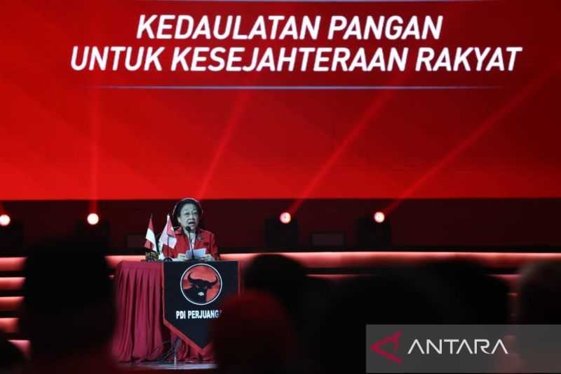 Megawati: PDIP Tawarkan Konsep Kedaulatan Pangan di Pemilu 2024