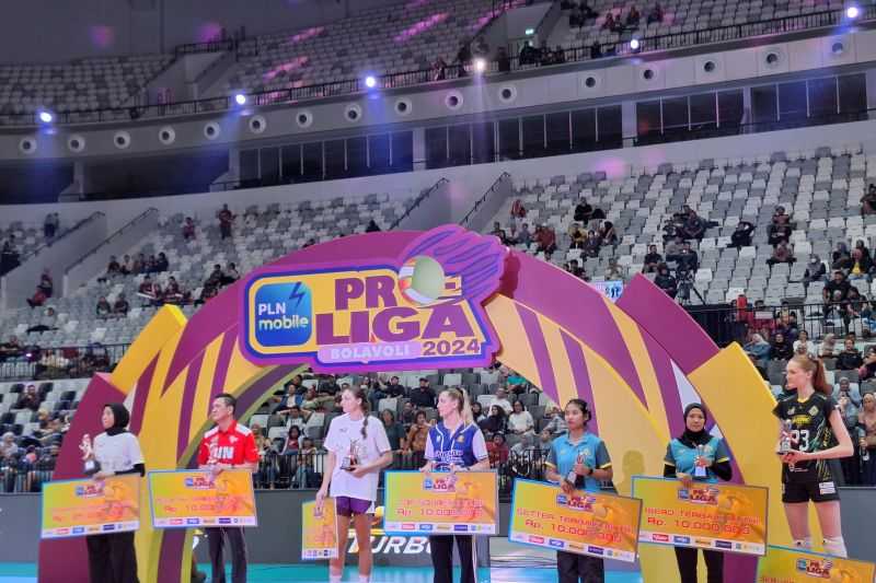 Megawati Sabet Gelar Pemain Terbaik Proliga Usai Bawa Jakarta BIN Juara