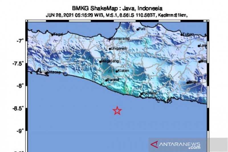 Melegakan dan Membuat Tenang, BMKG Sebut Gempa Magnitudo 5,3 di Yogyakarta Bukan Megathrust