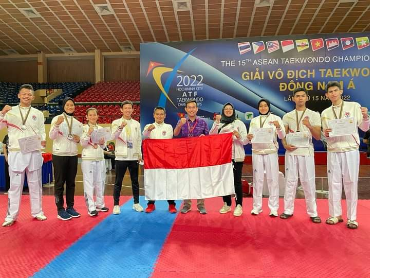 Membanggakan! Indonesia Berhasil Borong Enam Medali pada Kejuaraan Taekwondo di Vietnam