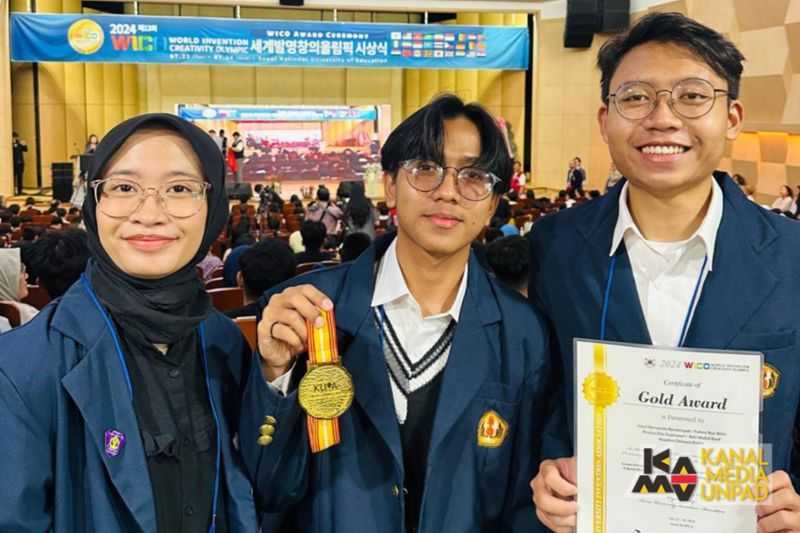 Membanggakan, Mahasiswa FKG dan FMIPA Unpad Raih Medali Emas WICO di Korsel
