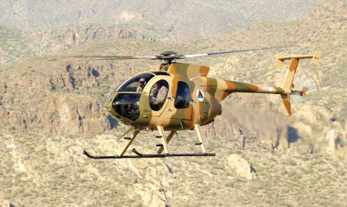 Menakjubkan! Ini Helikopter Serbu Canggih MD 530F Milik Afghanistan