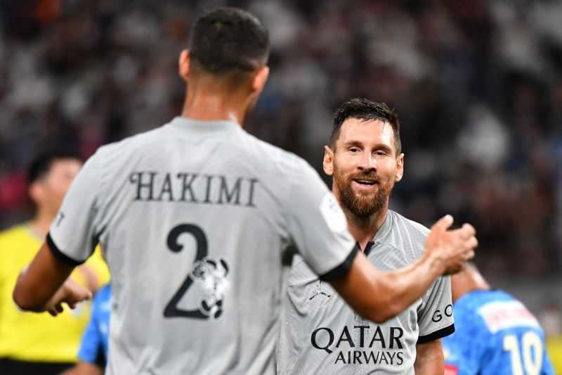 Menang Susah Payah, Lionel Messi Cetak Gol di Jepang