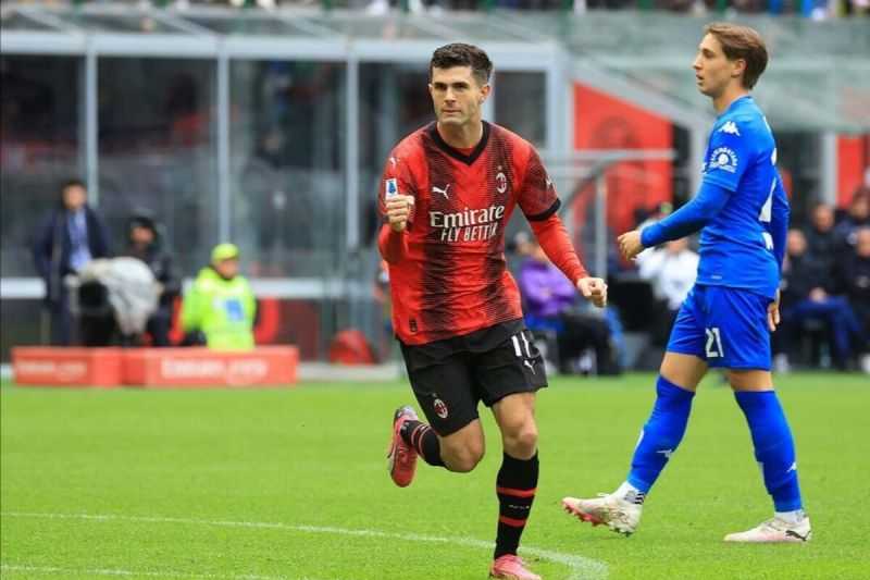 Menang Tipis 1-0 Atas Empoli, Milan Naik ke Peringkat Dua Klasemen
