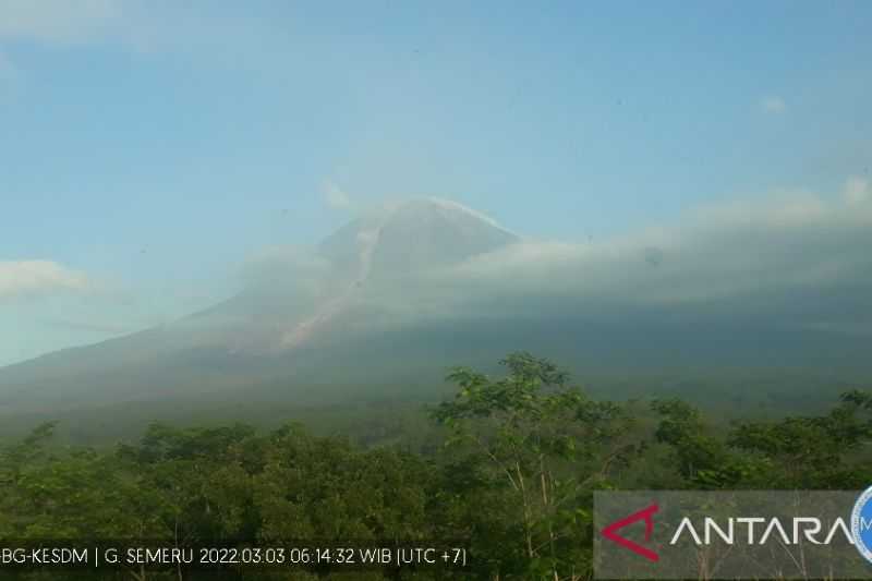 Mengagetkan di Tengah Malam, Awan Panas Guguran Gunung Semeru Meluncur Sejauh 4,5 Kilometer