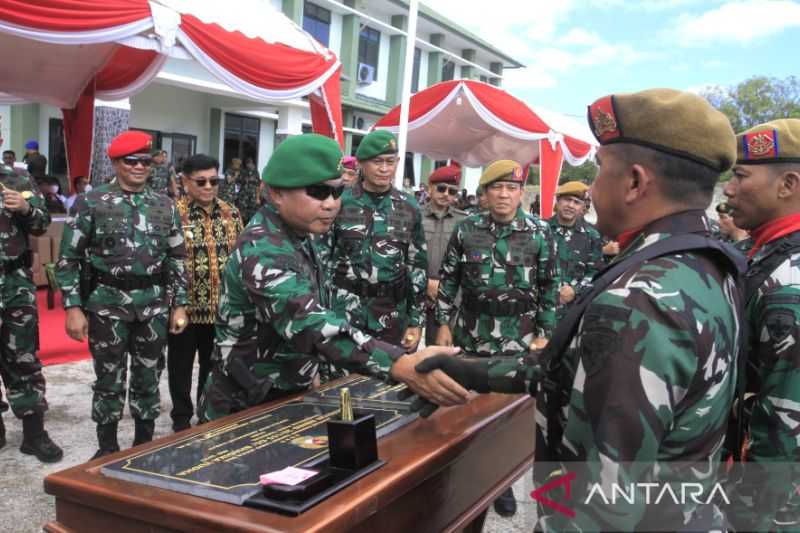 Mengagetkan Kasad Jenderal Dudung Resmikan Dua Satuan Tempur di Daerah Perbatasan Ini, Apakah karena Ancaman Meningkat