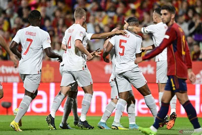 Mengejutkan, Spanyol Dipermalukan Swiss 1-2 di La Romareda