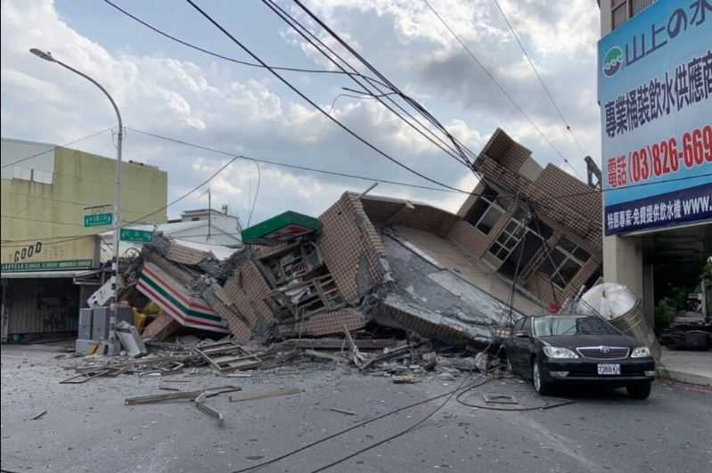Mengejutkan! Taiwan Diguncang Gempa Kuat Berkekuatan M6,4 Dua Hari Berturut-turut, Gedung Runtuh