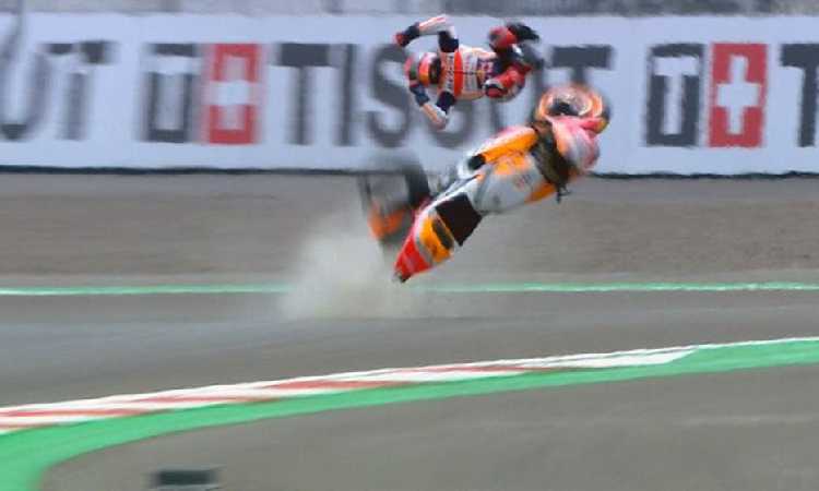 Mengenal Istilah 'High Side' Insiden yang Menimpa Marc Marquez Hingga Alami Geger Otak dan Gagal Turun di MotoGP Mandalika