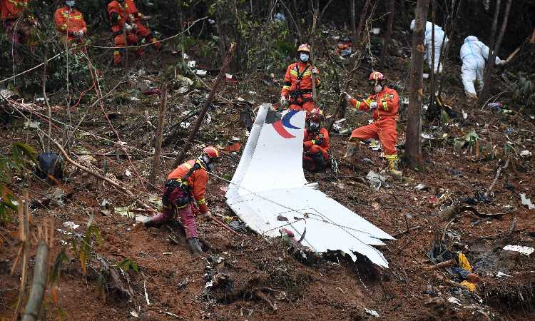 Mengerikan! Kecelakaan Pesawat Boeing 737 Maskapai China Eastern Airlines yang Tewaskan 132 Orang Dituding Terjadi Akibat Tindakan Sengaja, Kok Bisa?
