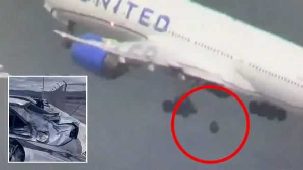 Mengerikan, Roda Pesawat Boeing Jatuh Setelah Lepas Landas di Bandara AS