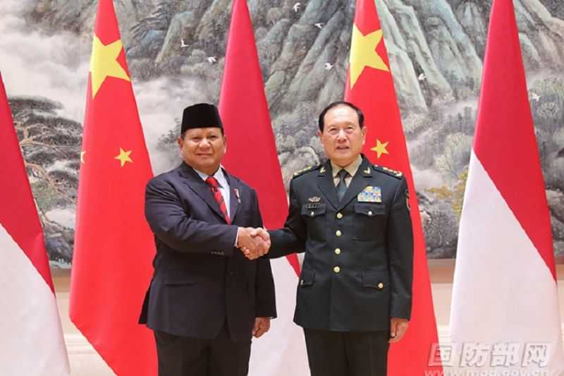 Menhan Prabowo Bertemu Menhan Tiongkok Wei Feghe di Xian, Masalah Ini yang Dibahas
