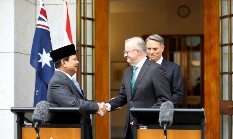 Menhan Prabowo dan PM Australia Umumkan Rampungnya Perjanjian Pertahanan RI-Australia