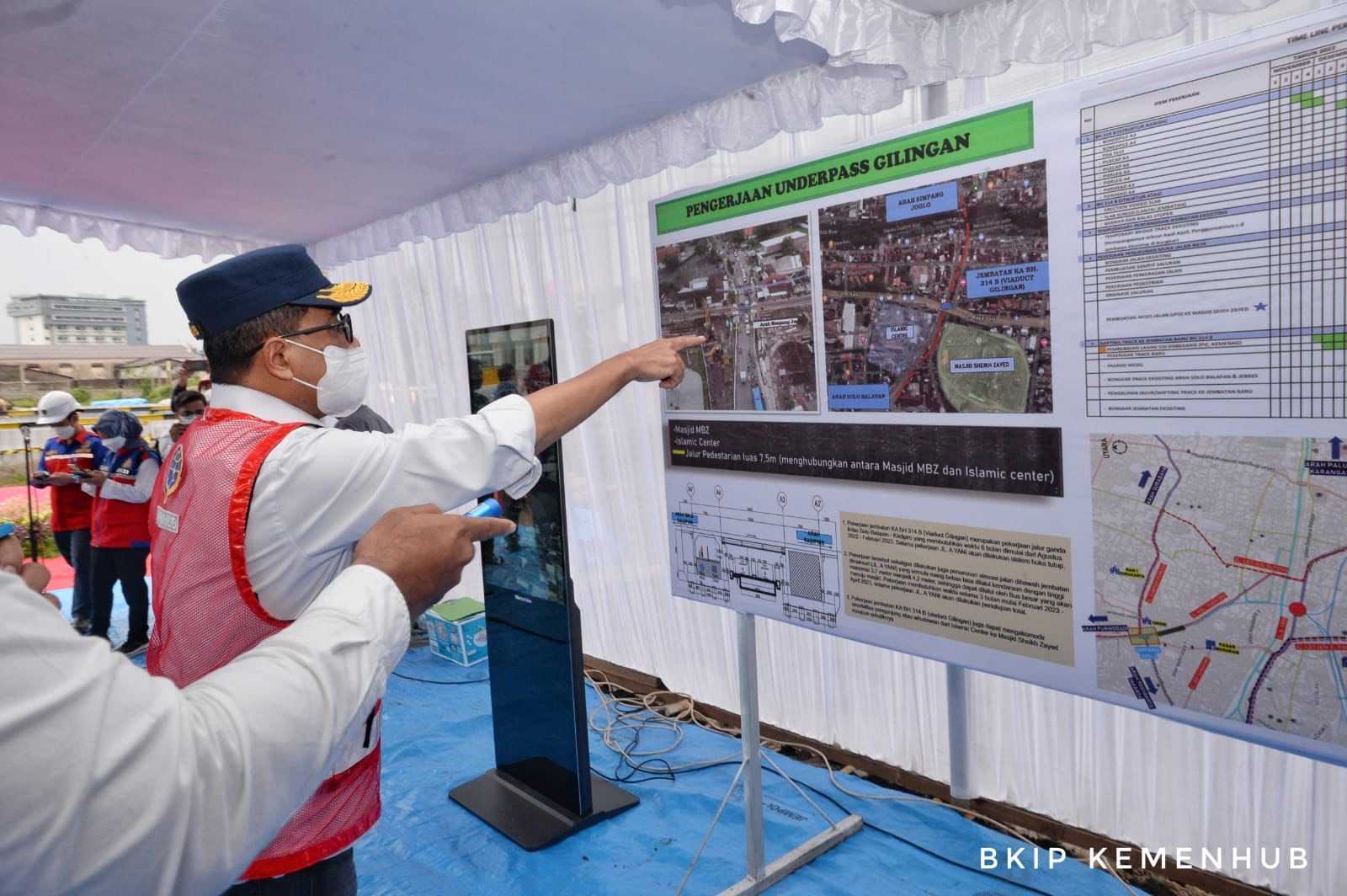 Menhub Jamin Pembangunan Jalur Ganda Kereta Api di Solo Berjalan Lancar   