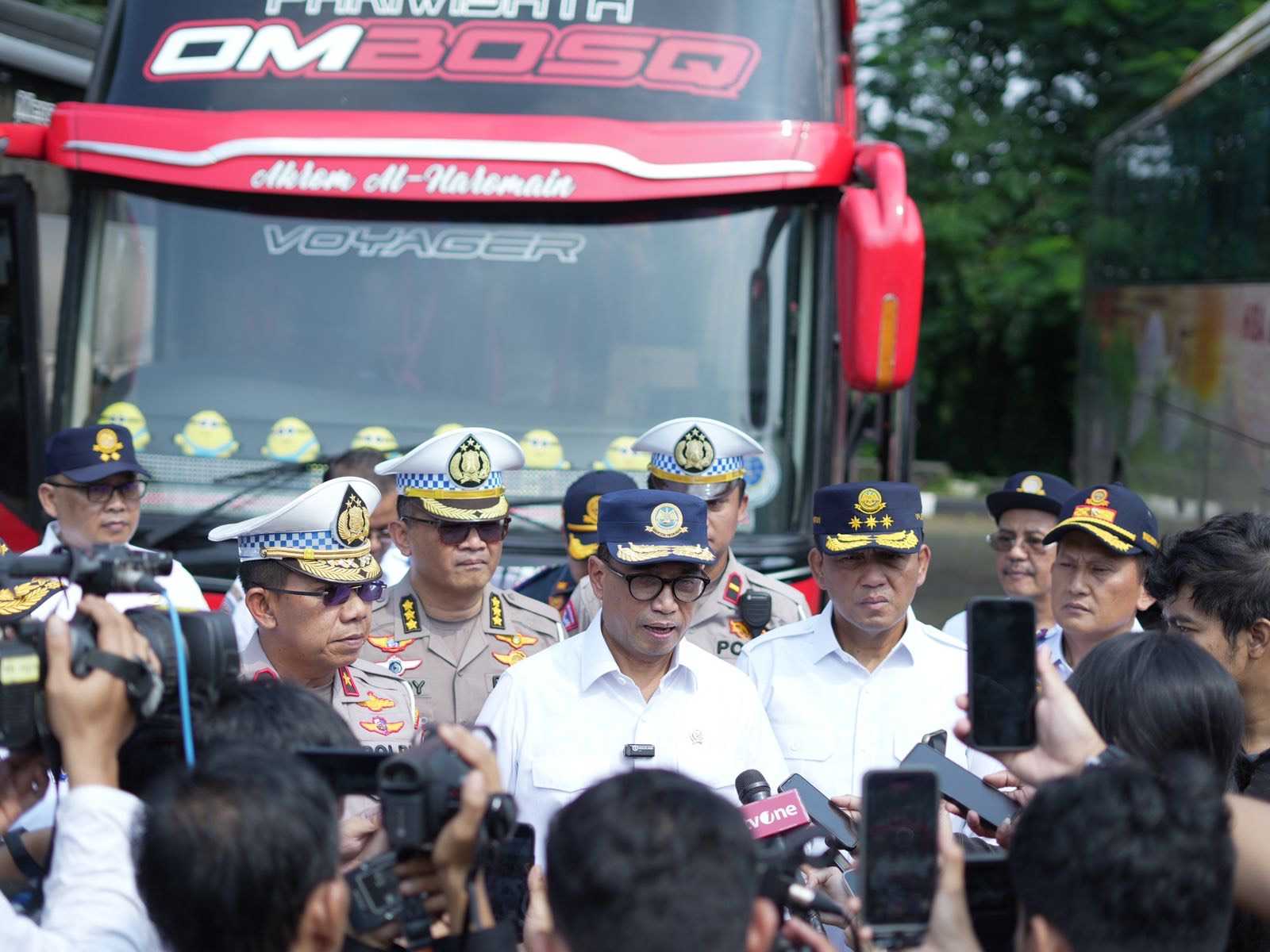 Menhub Temukan Bus Tak Laik Jalan Beroperasi