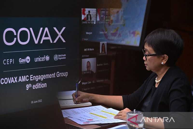 Menlu Retno Dorong COVAX Atasi Kesenjangan Vaksin di Negara Berkembang