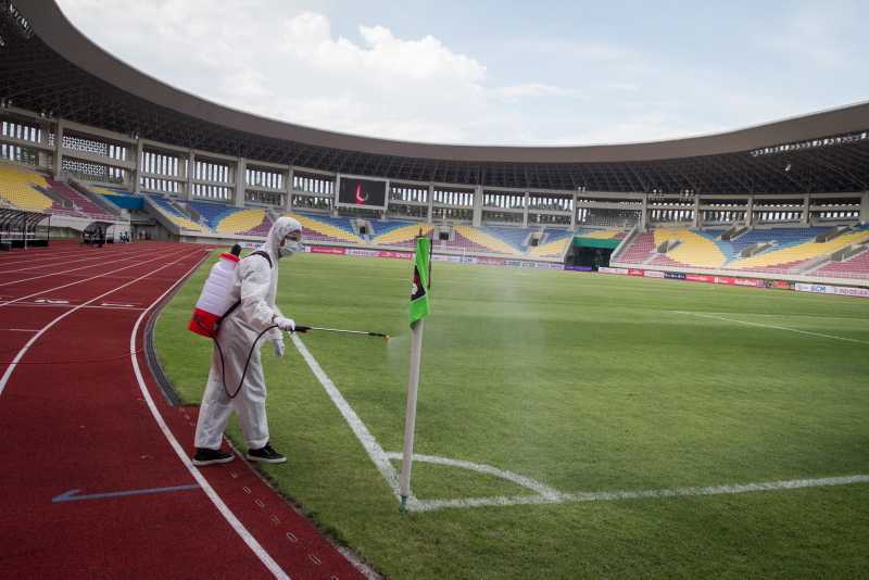 Menpora Apresiasi Penerapan Prokes Piala Menpora 2021