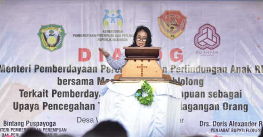 Menteri PPPA Dorong Penguatan Edukasi Masyarakat untuk Cegah TPPO
