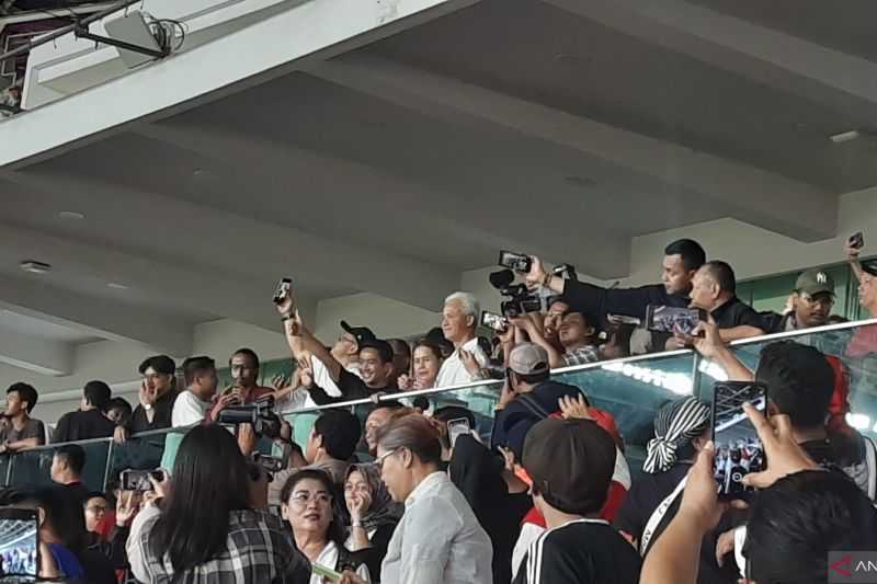 Meriah, Ganjar Nonton Final Soekarno Cup U-17 di Stadion Utama Gelora Bung Karno