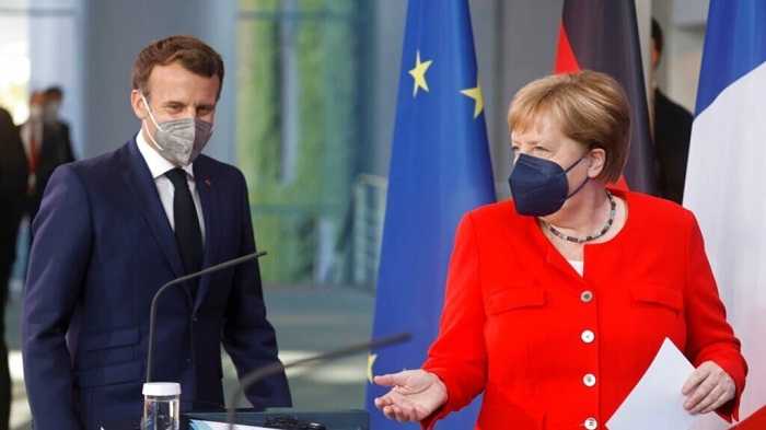 Merkel dan Macron Imbau Uni Eropa Waspadai Varian Baru Covid-19