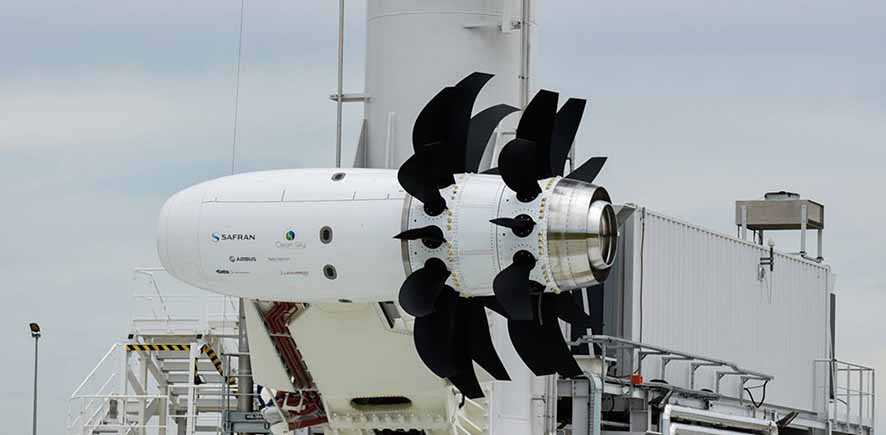 Mesin Pesawat Rotor Terbuka yang Lebih Ramah Lingkungan