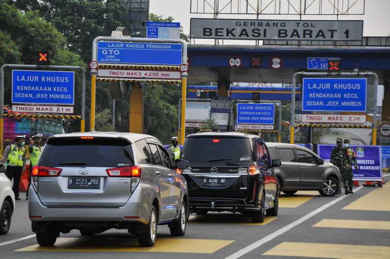 Mobilitas Kendaraan di Bekasi Turun 31 Persen