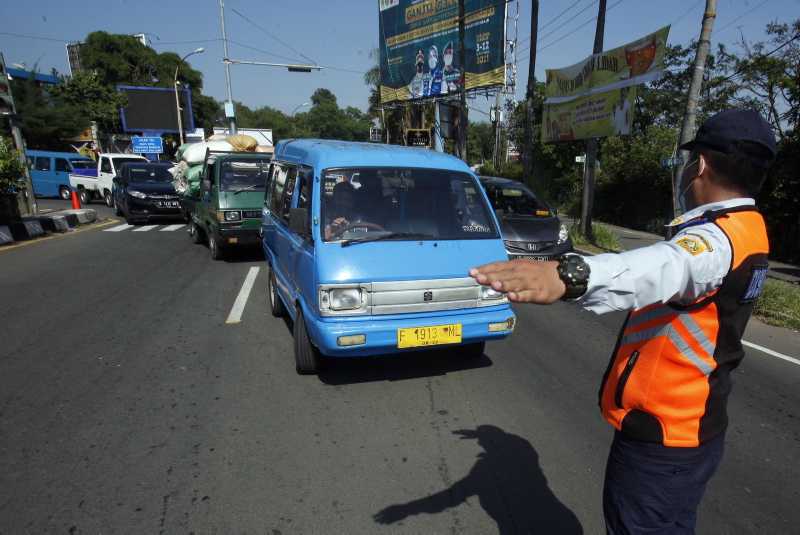 Mobilitas Kendaraan di Puncak Menurun