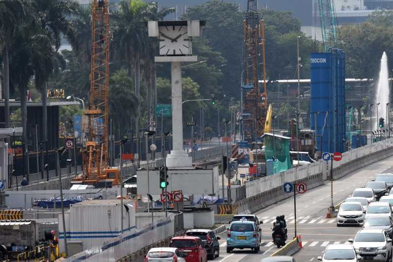 MRT Rekayasa Lalin terkait Konstruksi Stasiun Glodok-Kota