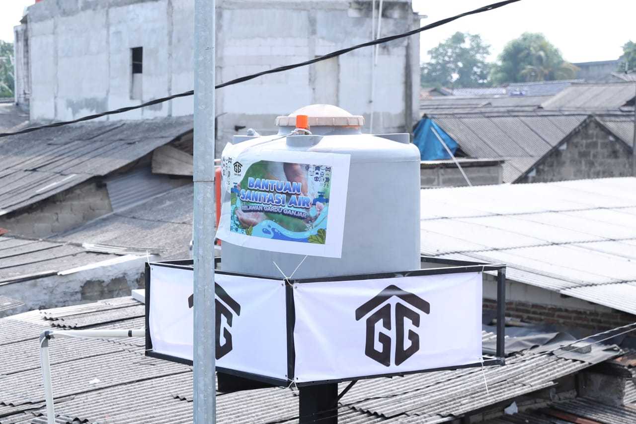 Mudahkan Warga Tangerang, Gardu Ganjar Banten Berikan Bantuan Sanitasi Air Bersih 2