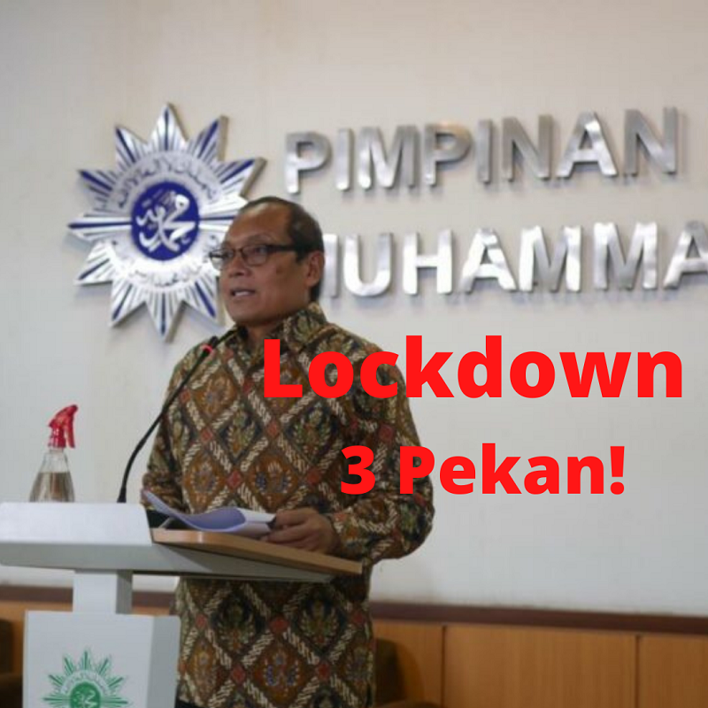 Muhammadiyah Kirim Surat ke Jokowi Minta Lockdown Pulau Jawa 3 Pekan