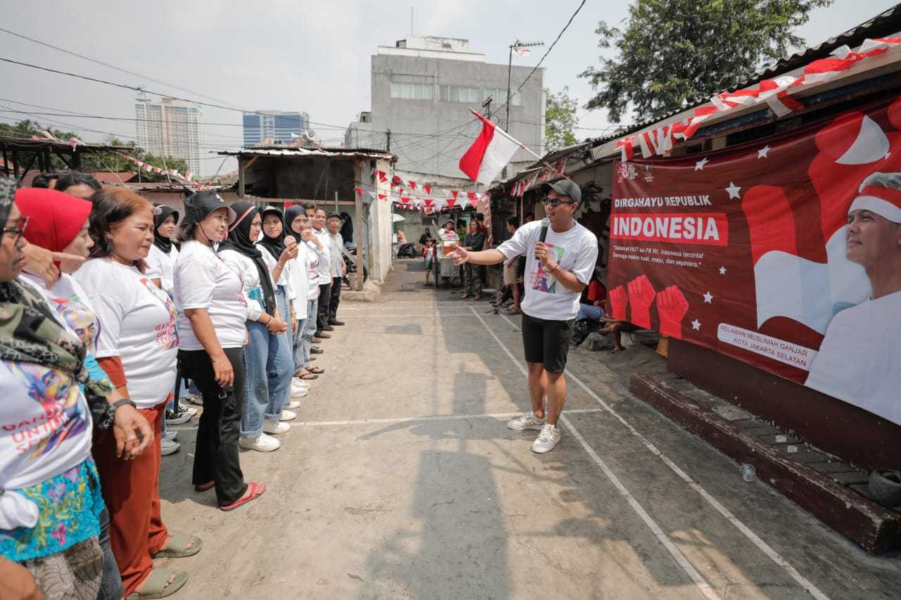 Muslimah Ganjar Meriahkan HUT Ke-78 RI Lewat Berbagai Lomba di Jaksel 3