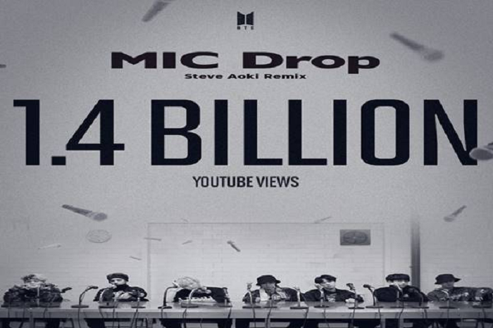 MV MIC Drop BTS Tembus 1,4 Miliar Views di YouTube