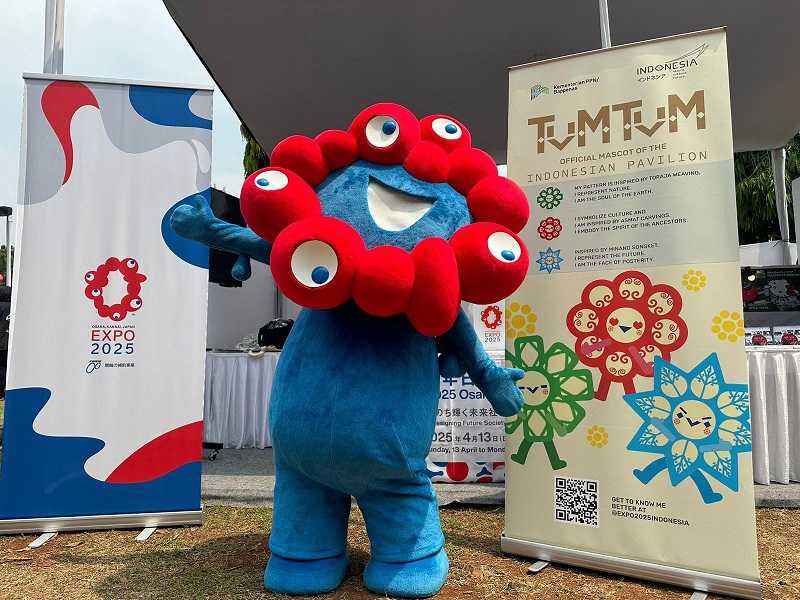 Myaku-Myaku, Maskot Resmi World Expo 2025 Osaka Tampil Perdana di Jakarta