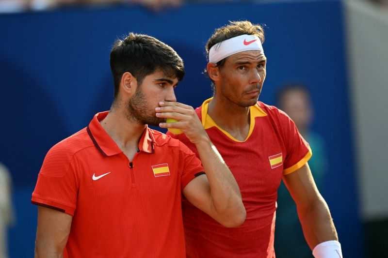 Nadal/Alcaraz ke Perempat Final Ganda Putra Tenis Olimpiade Paris