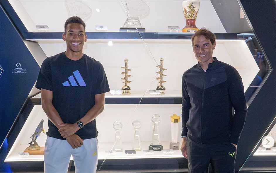 Nadal Sambut Auger-Aliassime di Akademi Miliknya