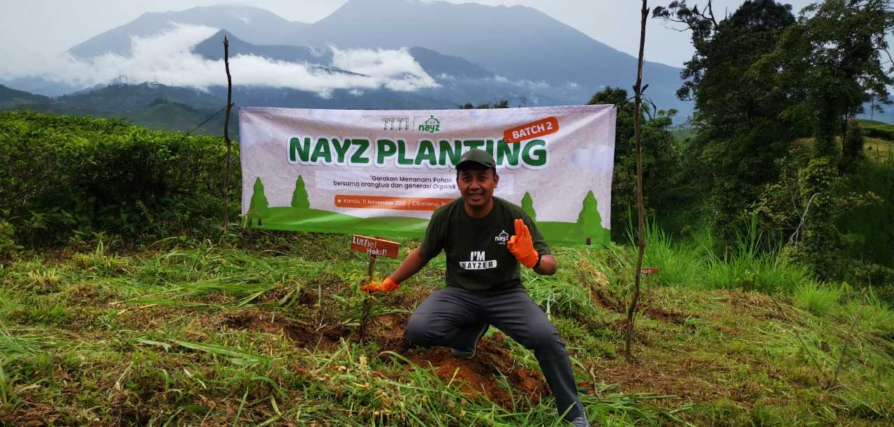 Nayz Kembali Menggelar Program Penghijauan Nayz Planting