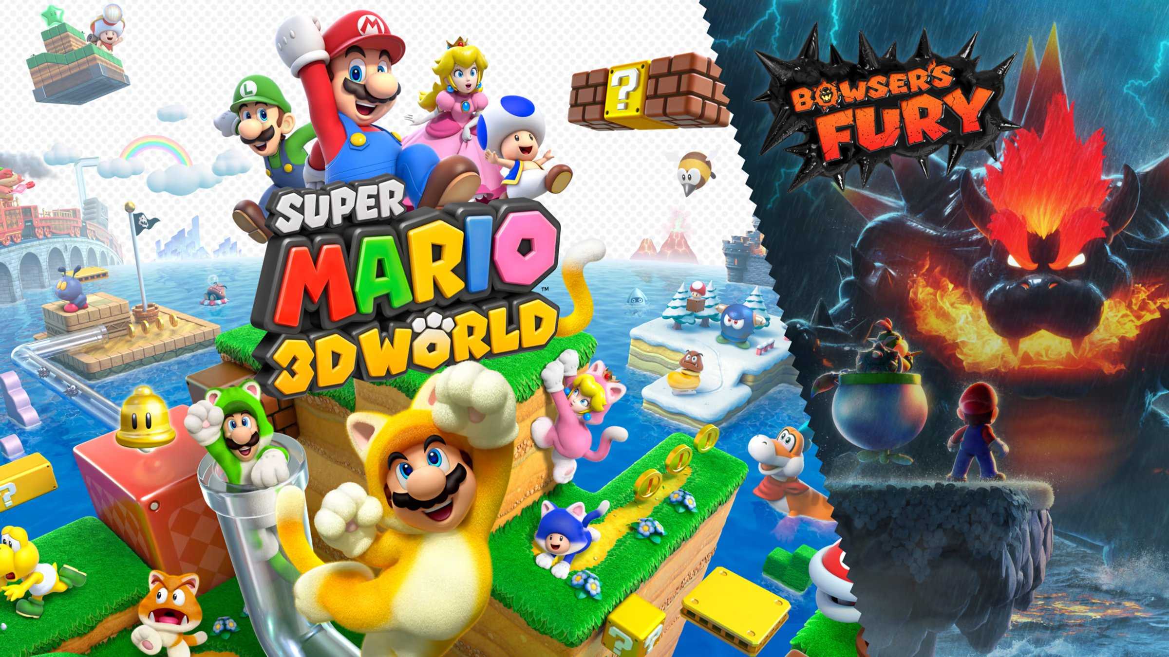 Nintendo Rilis Ikon Profil Baru dari Game Super Mario 3D World dan Bowser's Fury