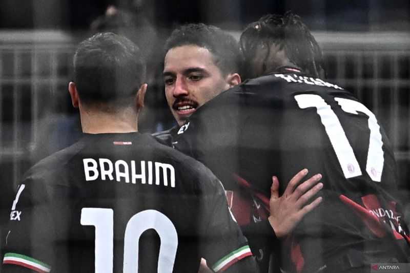 Olivier Giroud Cetak Trigol, Milan Menang Telak 5-1 Atas Sampdoria