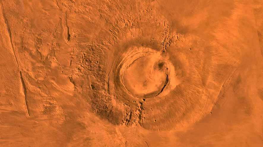 “Olympus Mons  Gunung Api Terbesar di Tata Surya