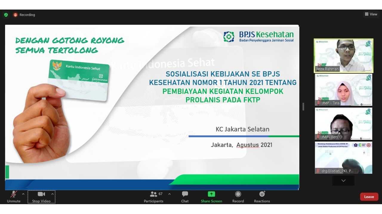 Optimalkan Pelayanan Prolanis, BPJS Kesehatan Gelar Sosialisasi Bersama FKTP