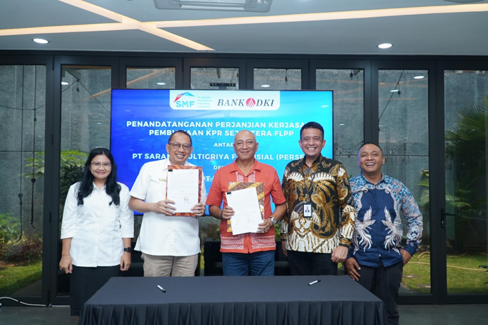 Optimalkan Penyaluran FLPP, Bank DKI dan PT SMF Jalin Kemitraan