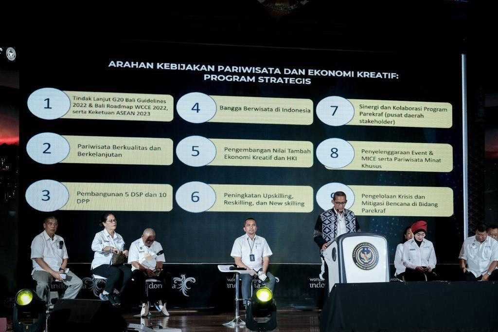 Pada 2023, Kemenparekraf Siapkan Program Strategis di Sektor Parekraf