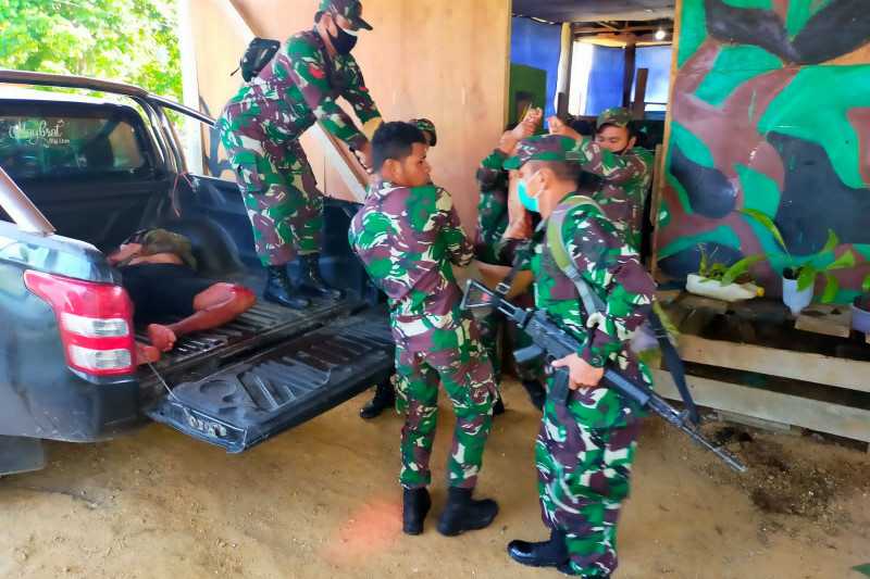 Pada Dini Hari Posramil di Papua Barat Diserang OTK, Empat Anggota TNI AD Meninggal