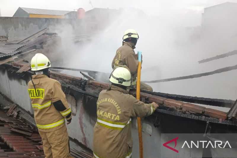 Pagi-pagi Kebakaran Landa Warga Cakung, Tiga Rumah Ludes Terbakar