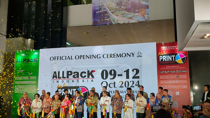 Pameran ALLPack dan ALLPrint Indonesia 2024  Resmi Dibuka