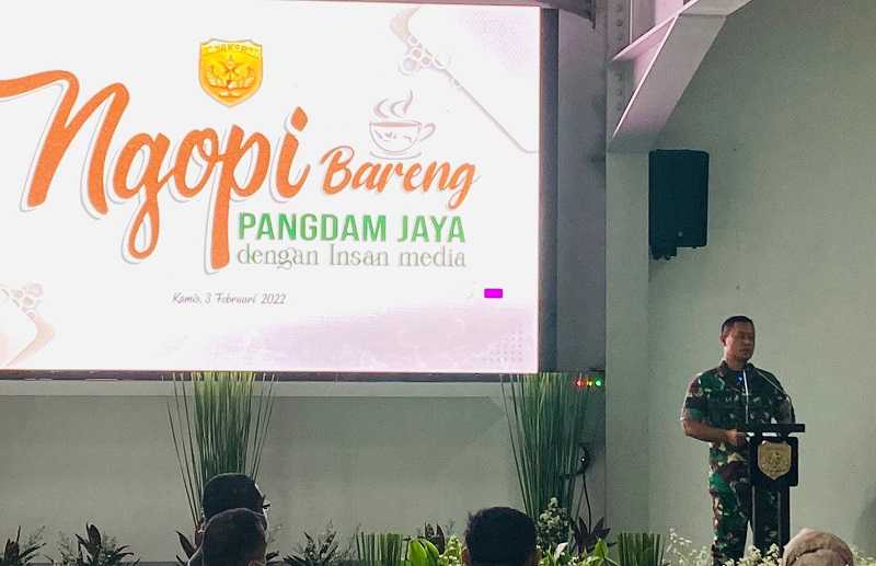 Pangdam Jaya Ngopi Bareng Insan Media